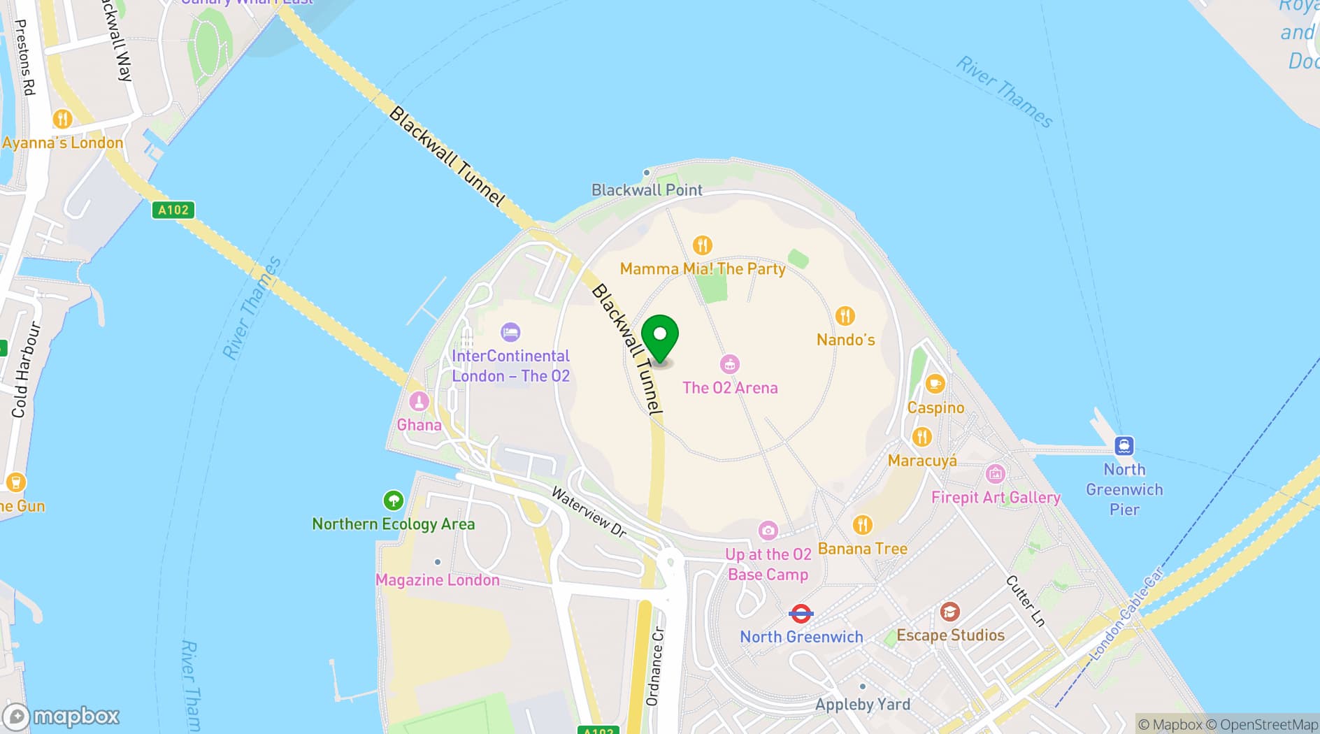 Map showing Selfie Factory