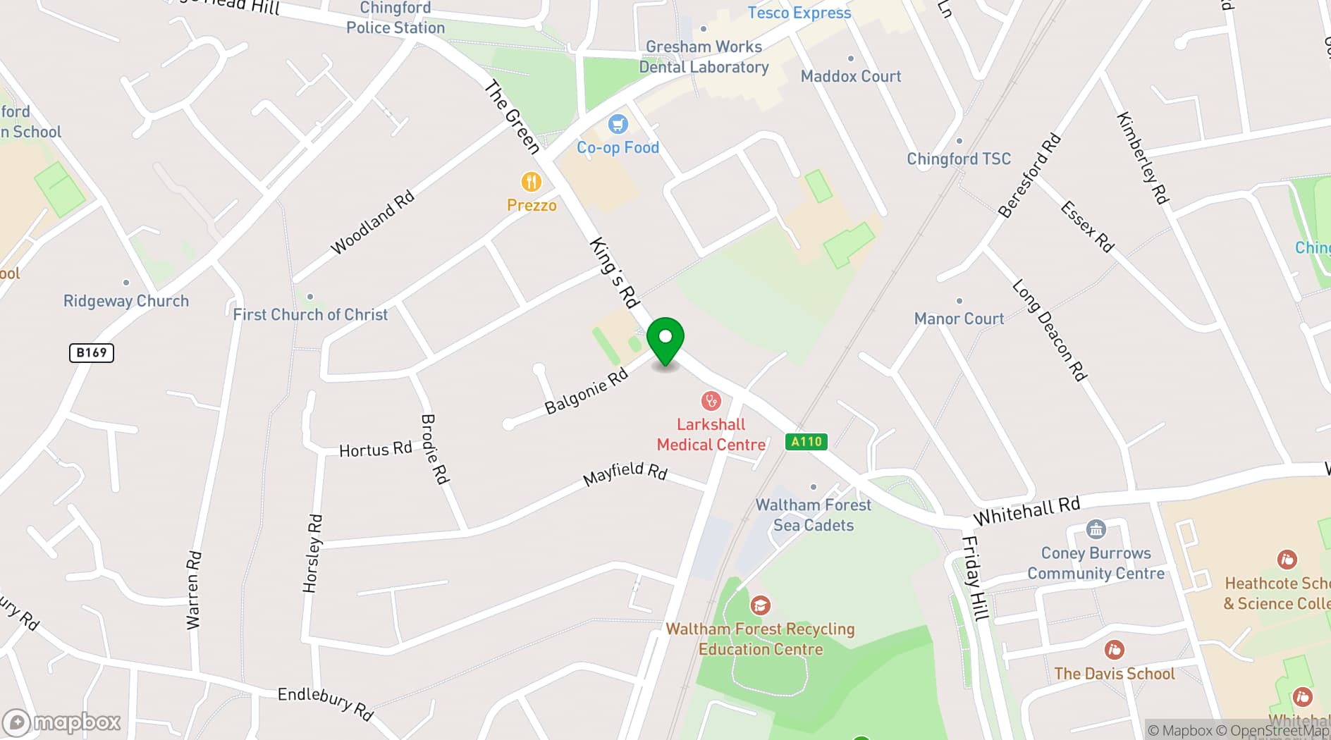 Map showing Alexandru Lucian