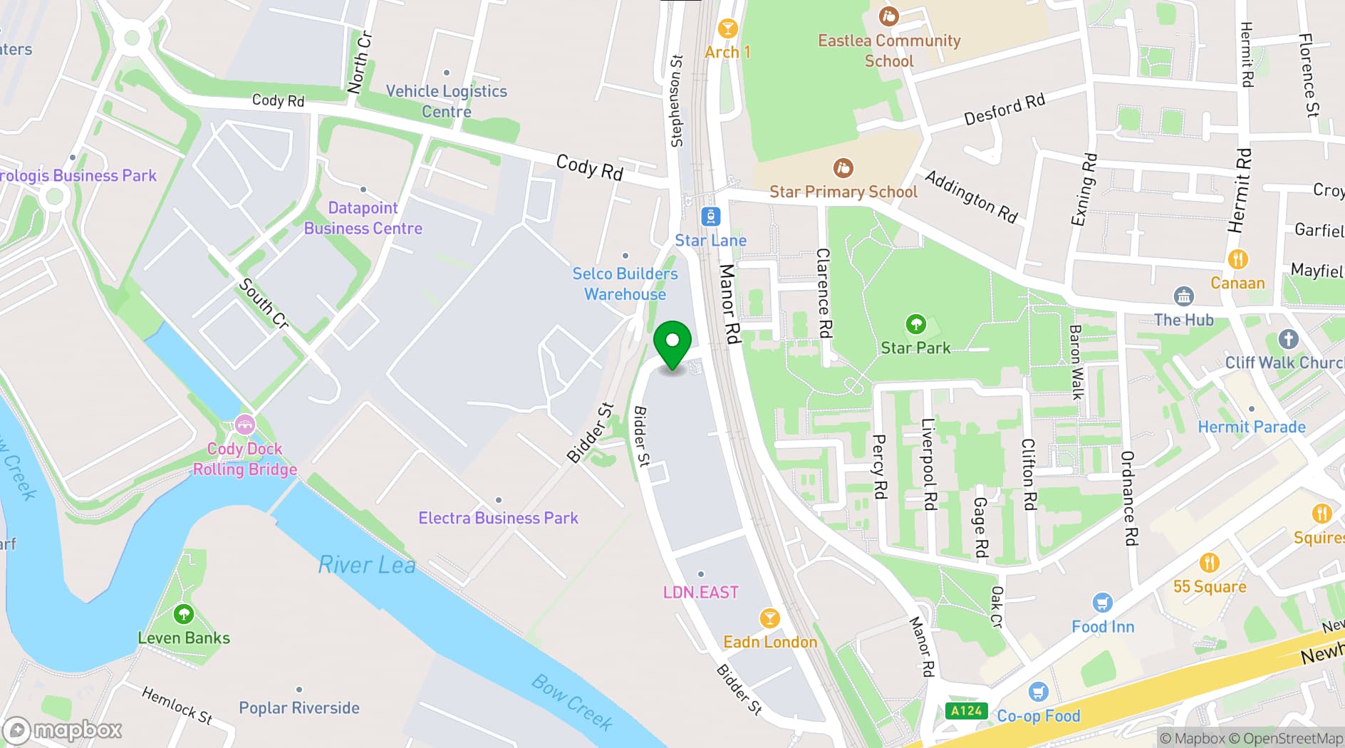 Map showing FOLD
