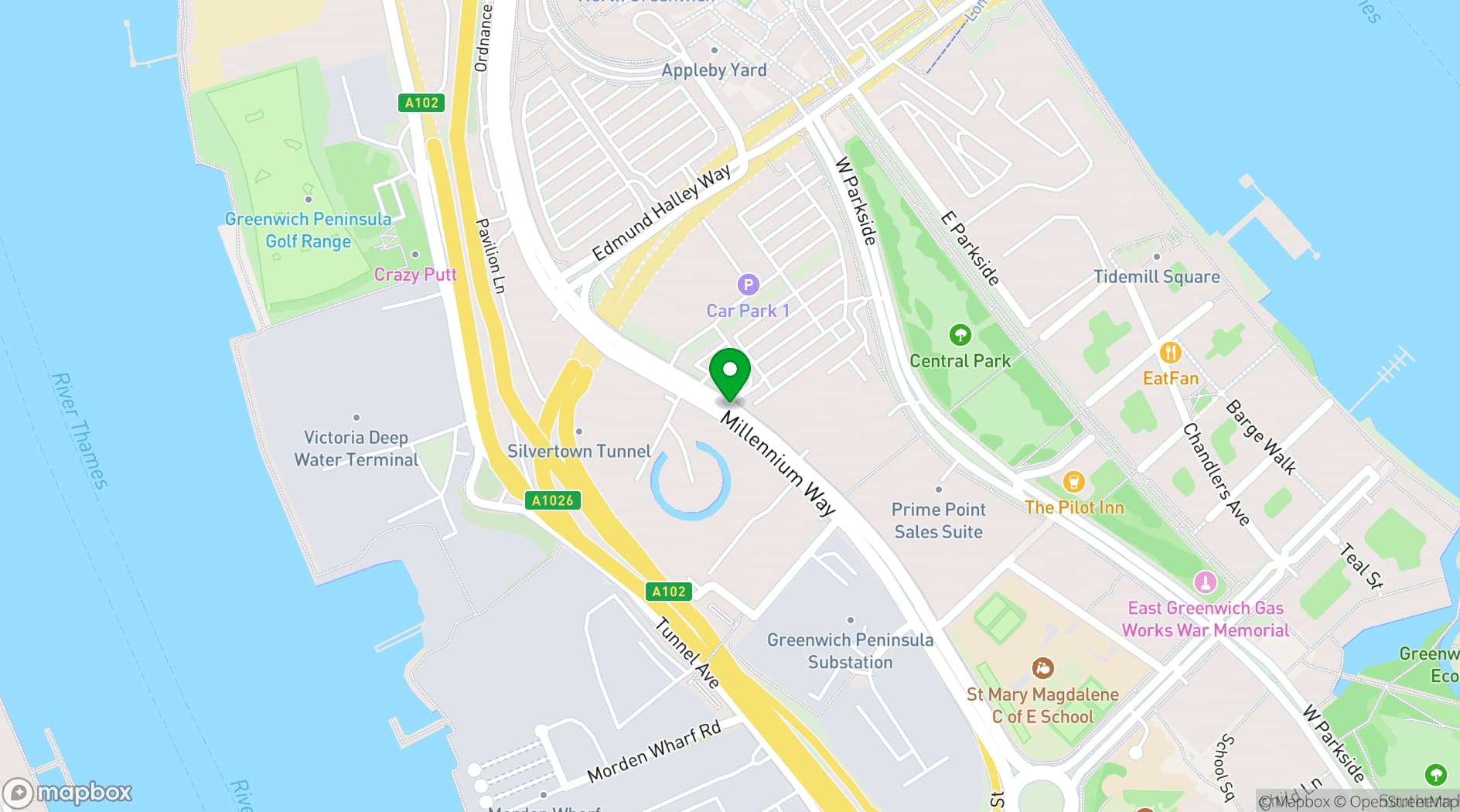 Map showing Kiki's Space (Test)