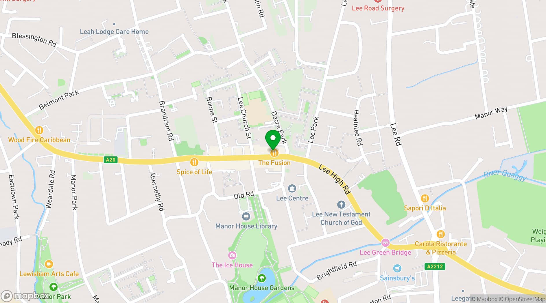 Map showing Lagos Bar