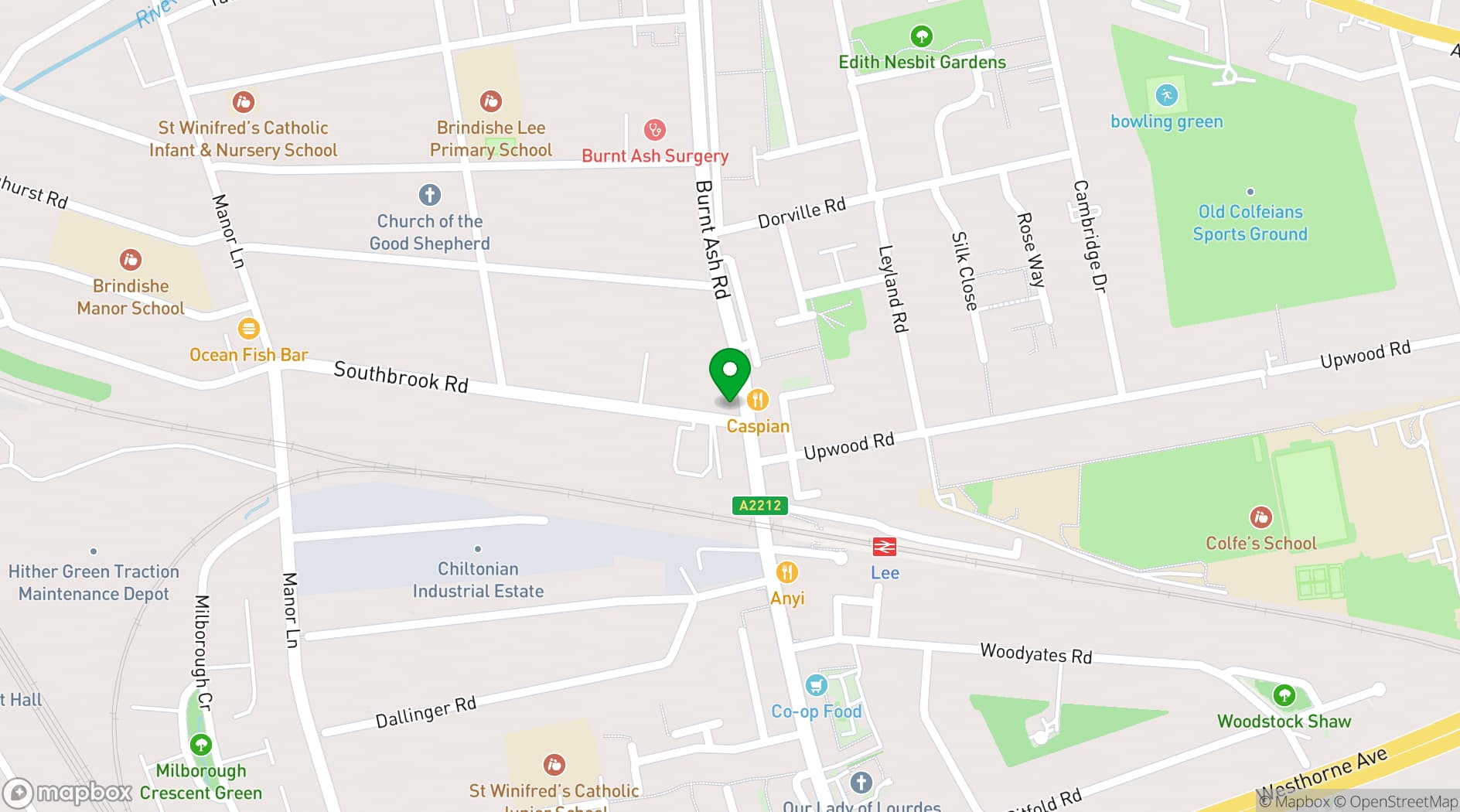 Map showing The Lord Northbrook