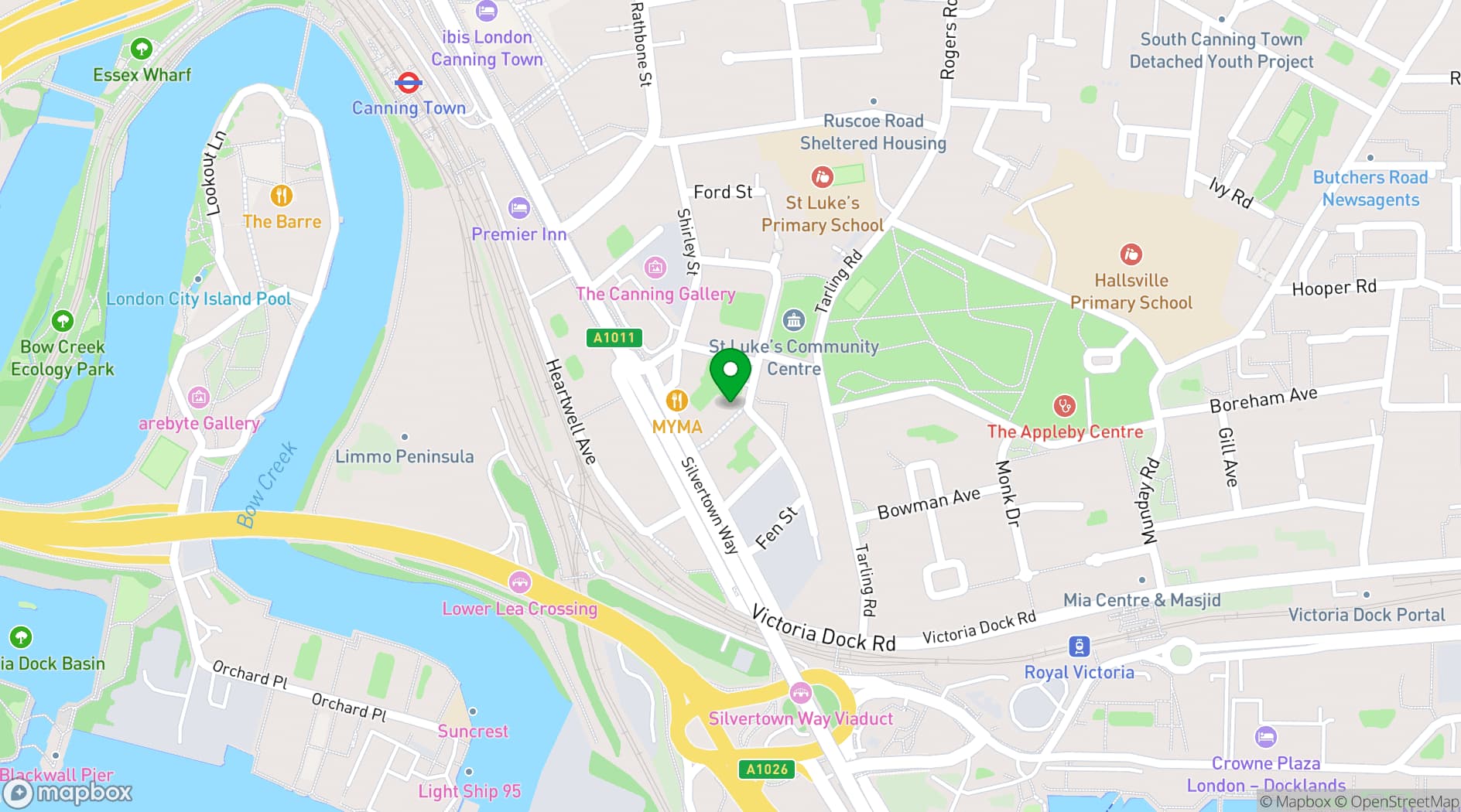 Map showing Natural Light Studio