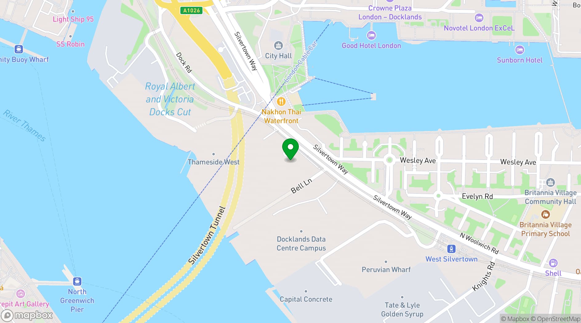 Map showing House of Mass