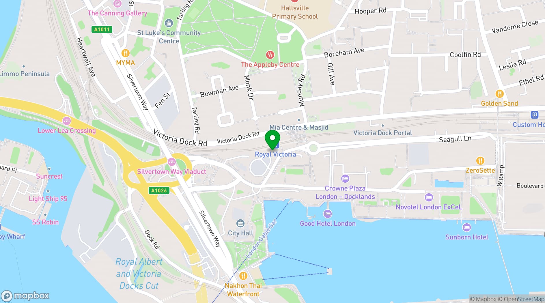 Map showing BBE Studios