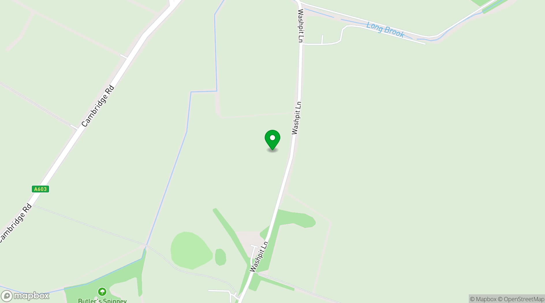 Map showing The Manor Barn