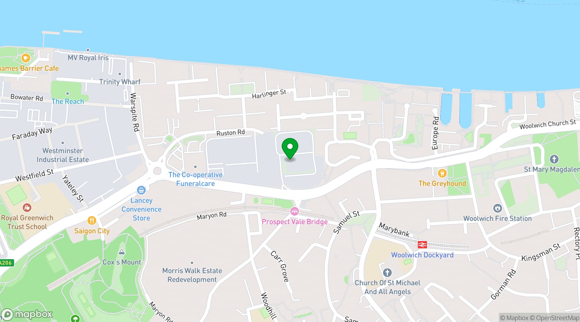 Map showing Crixus Studios