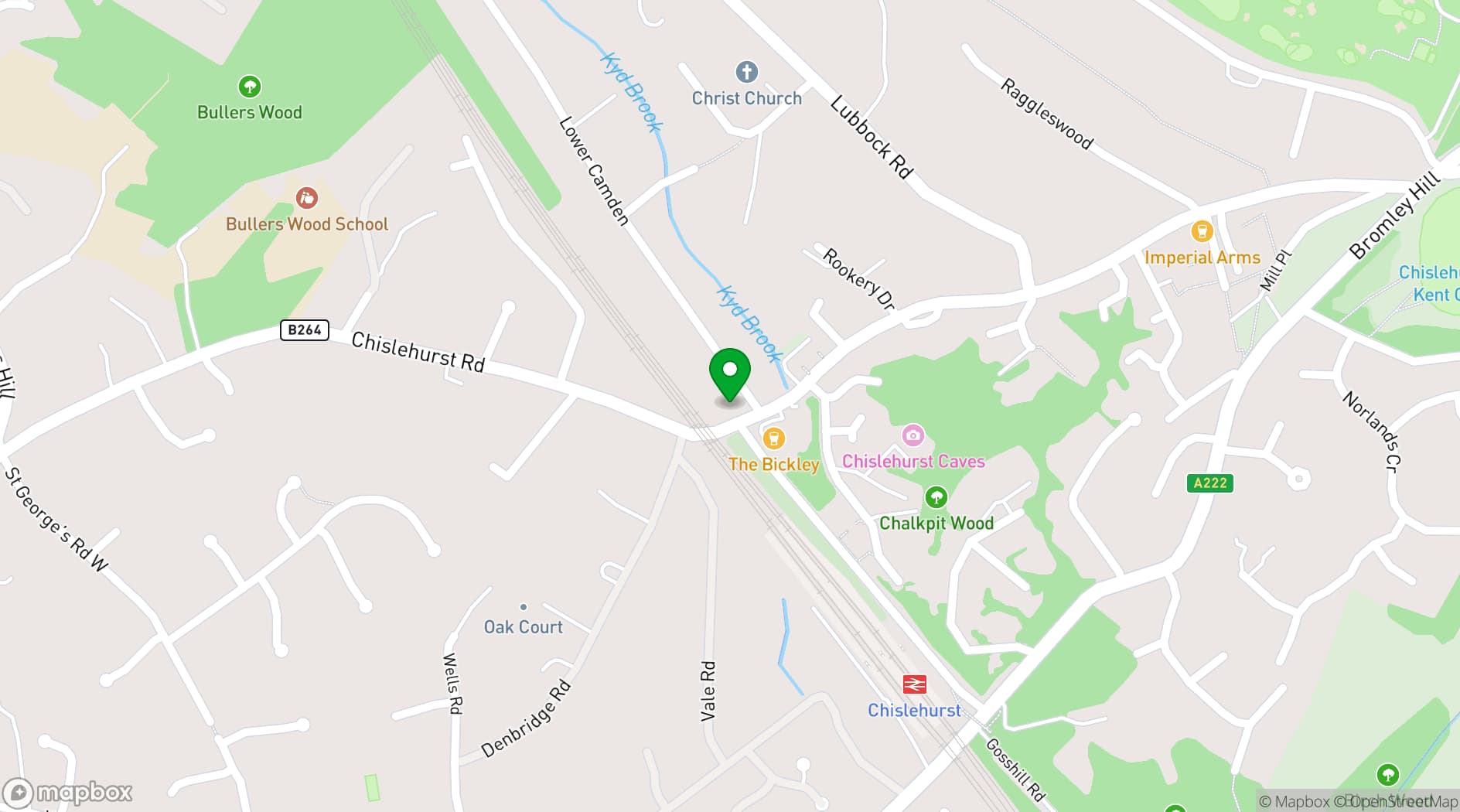Map showing Bc55 Ltd