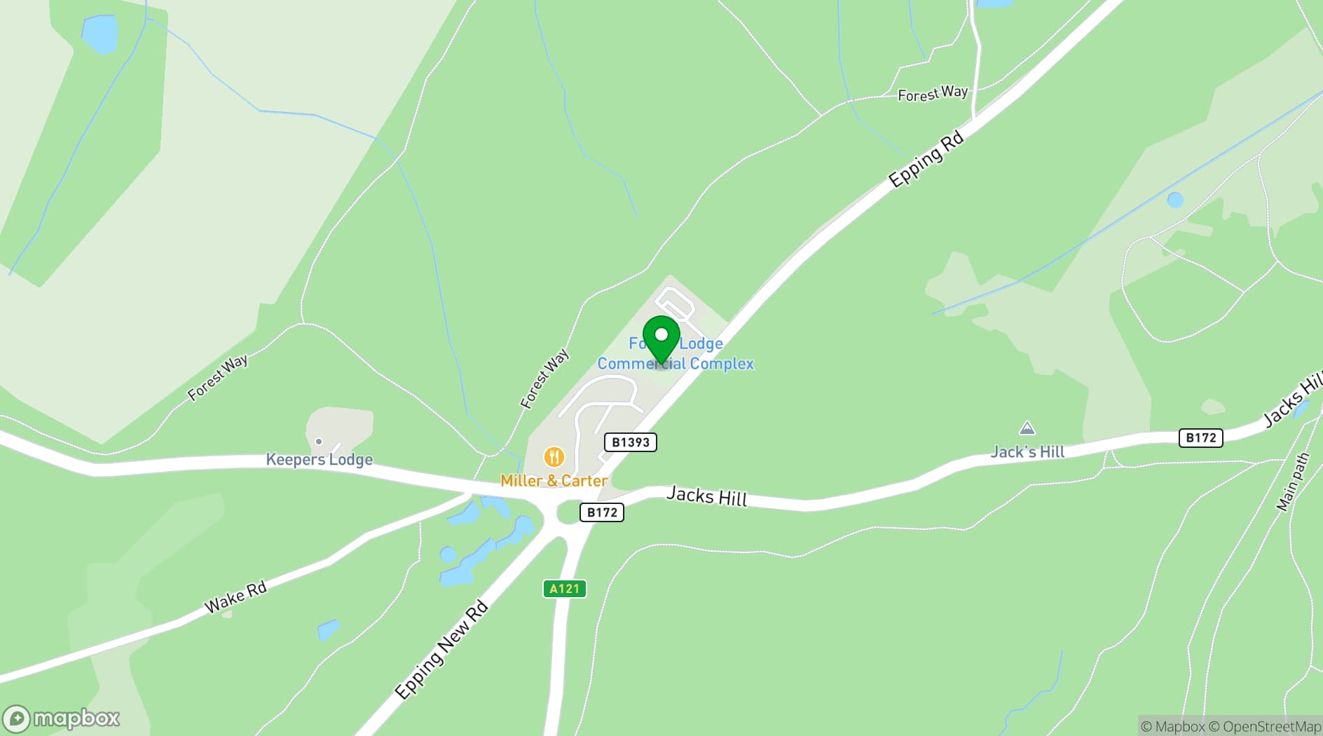 Map showing The Party Cave