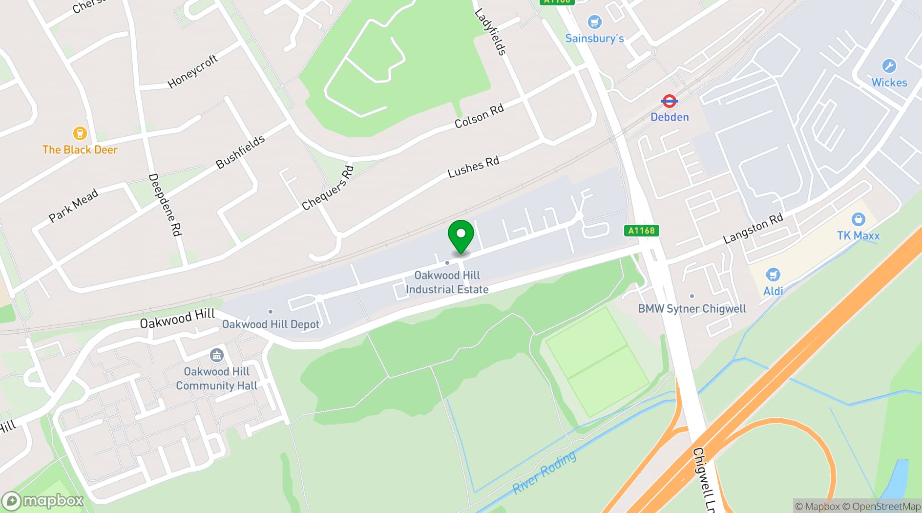 Map showing Martial Arts and Fitness Gym