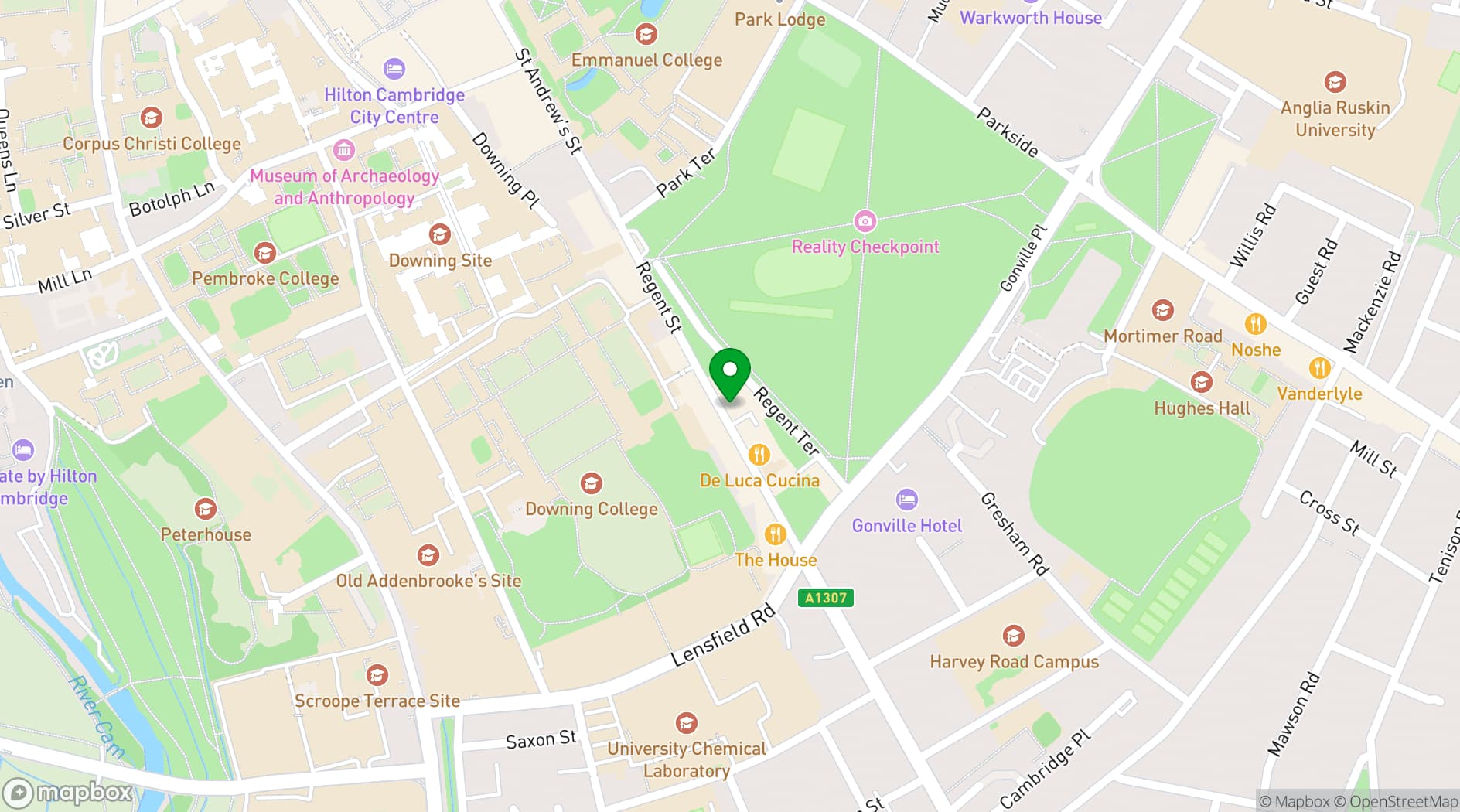 Map showing The Grain & Hop Store