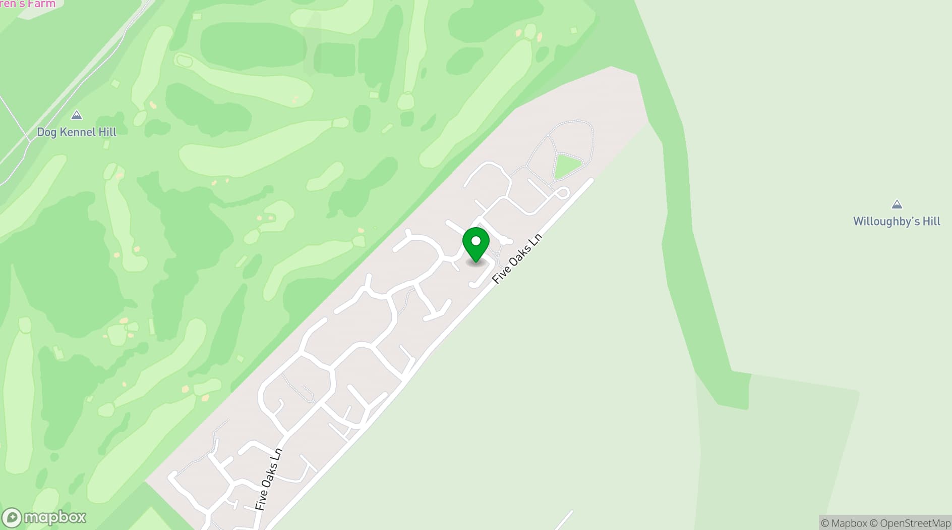 Map showing G LUXE Place