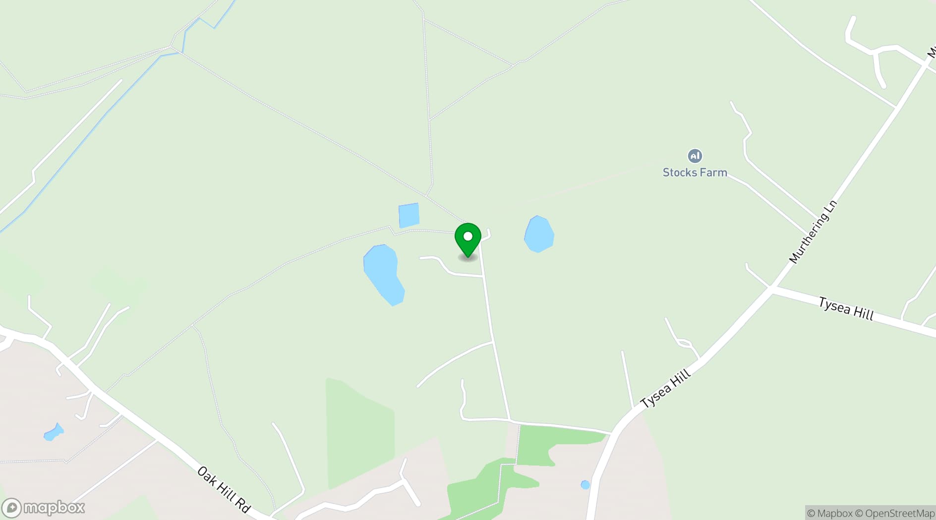 Map showing The Barn House