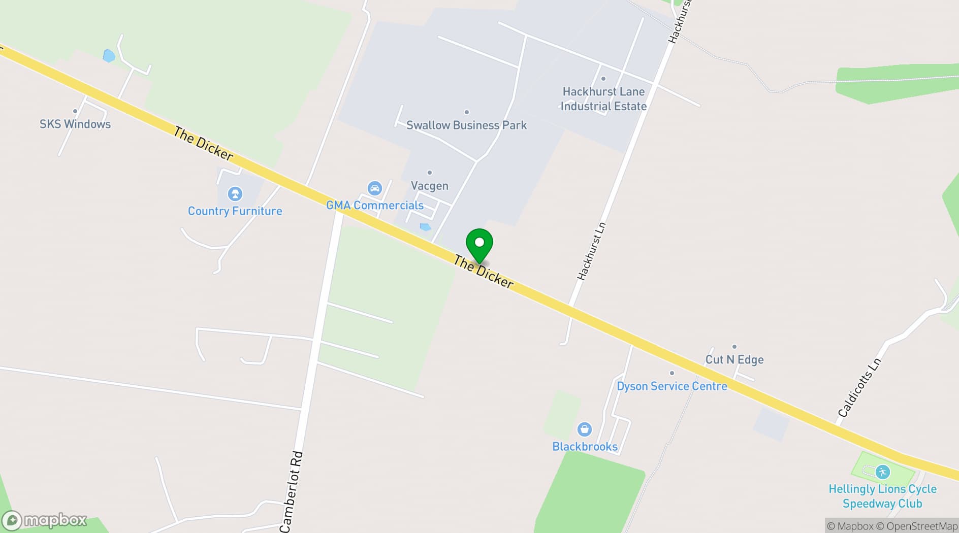 Map showing Abruzzi Sim Showroom