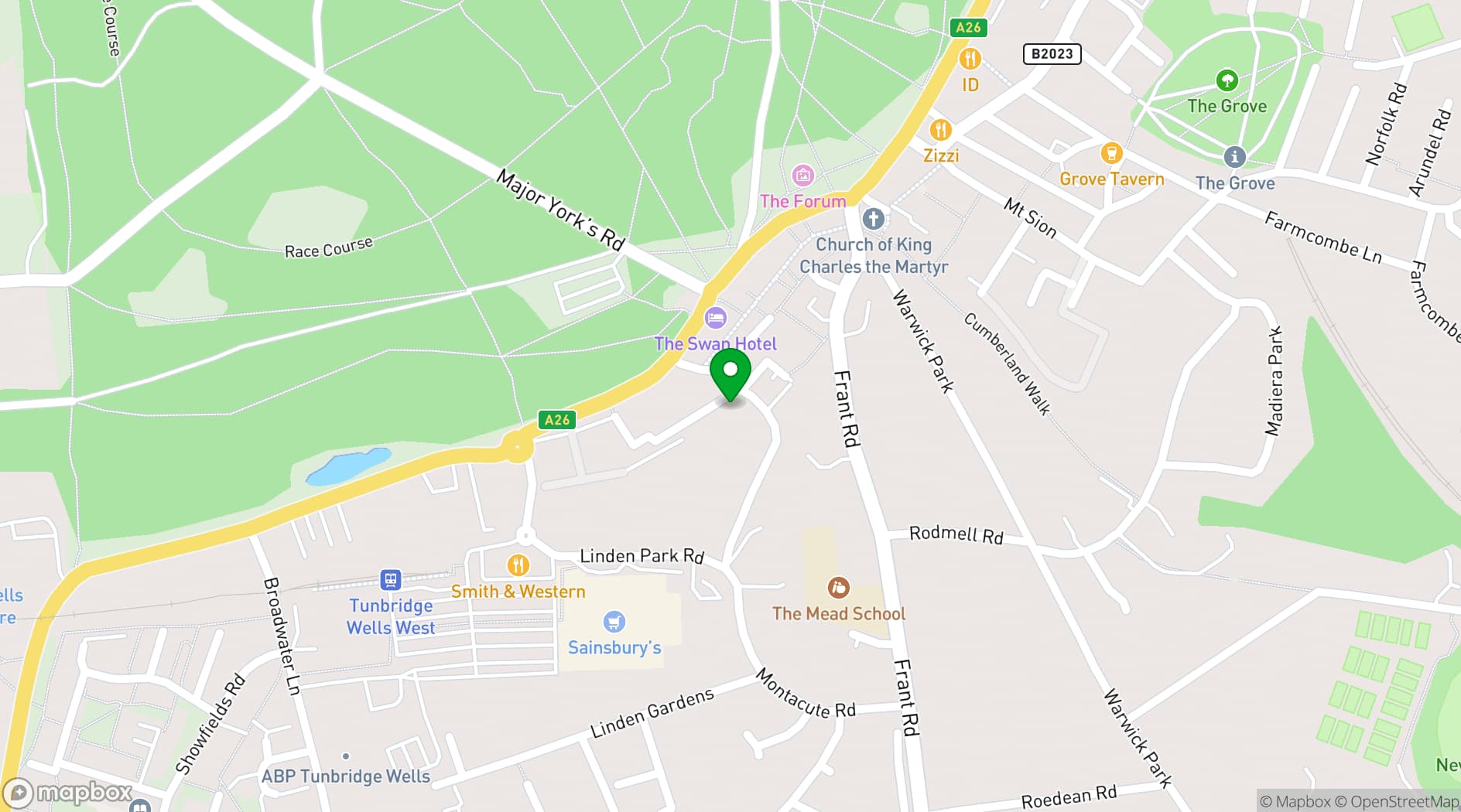 Map showing Salomons Estate