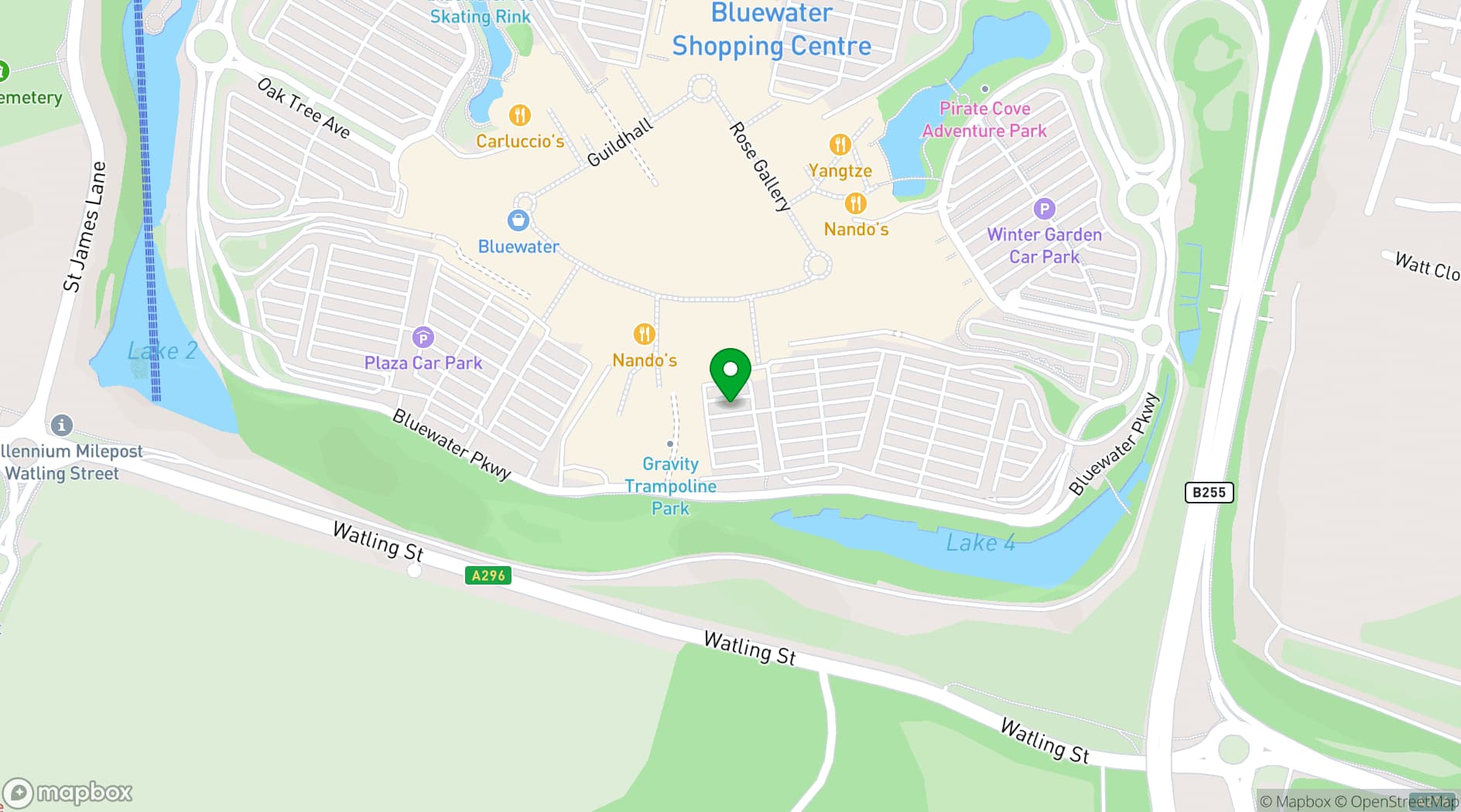 Map showing Ballerz