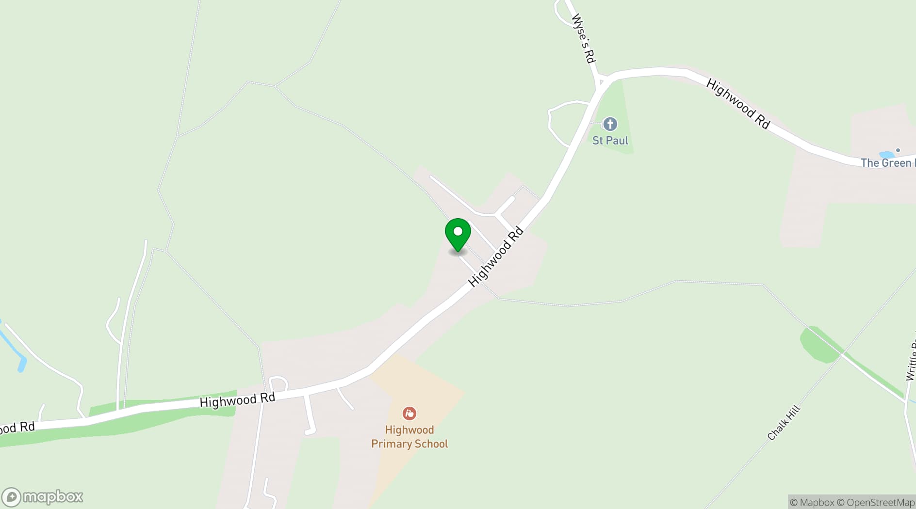 Map showing Fidlers Moat
