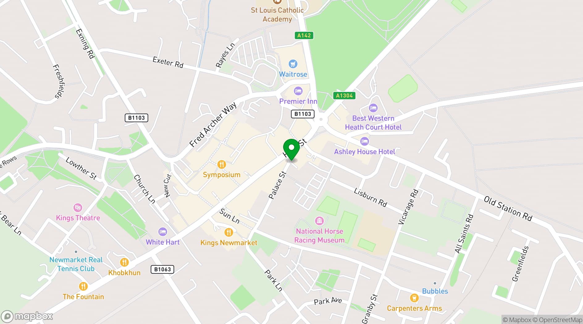 Map showing Wildwood Newmarket