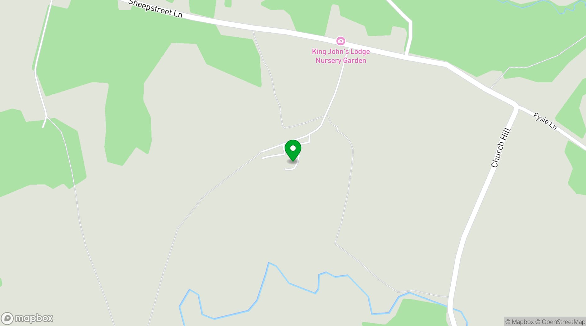 Map showing New House Farm Country Retreat