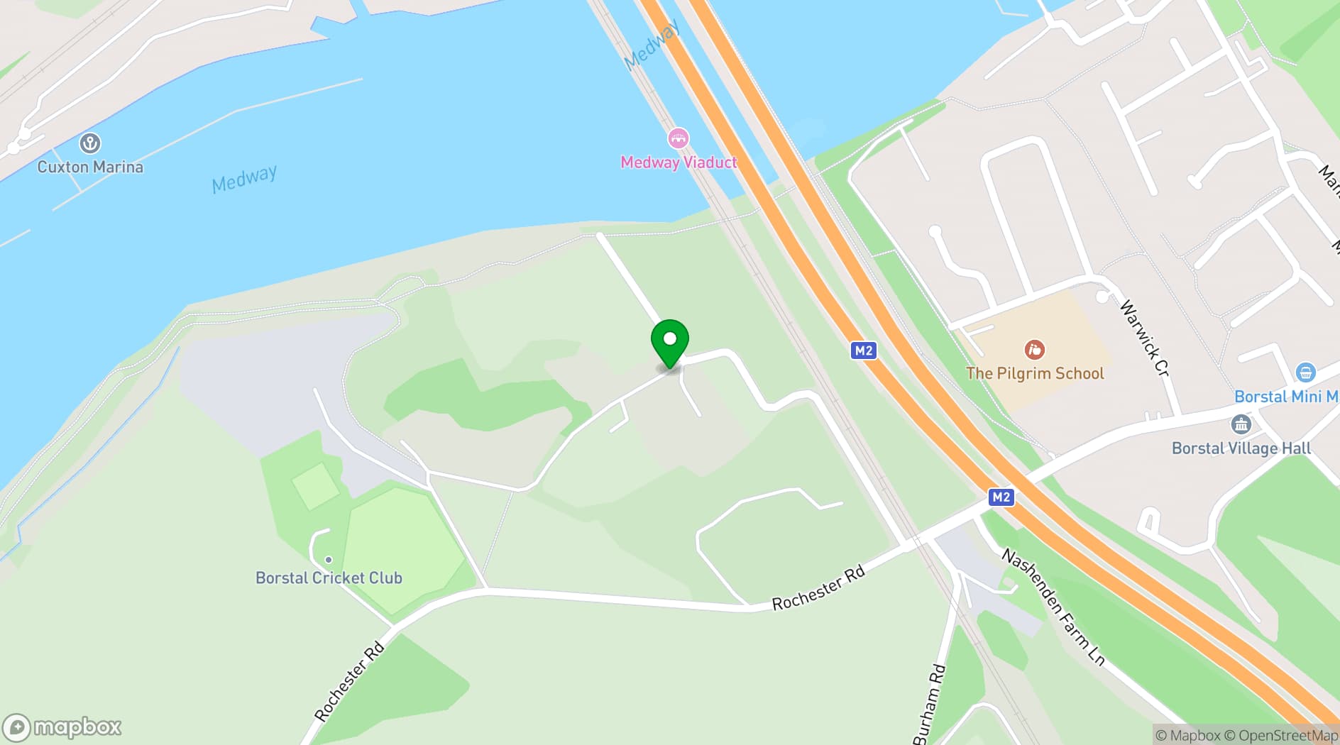 Map showing Riverview Manor