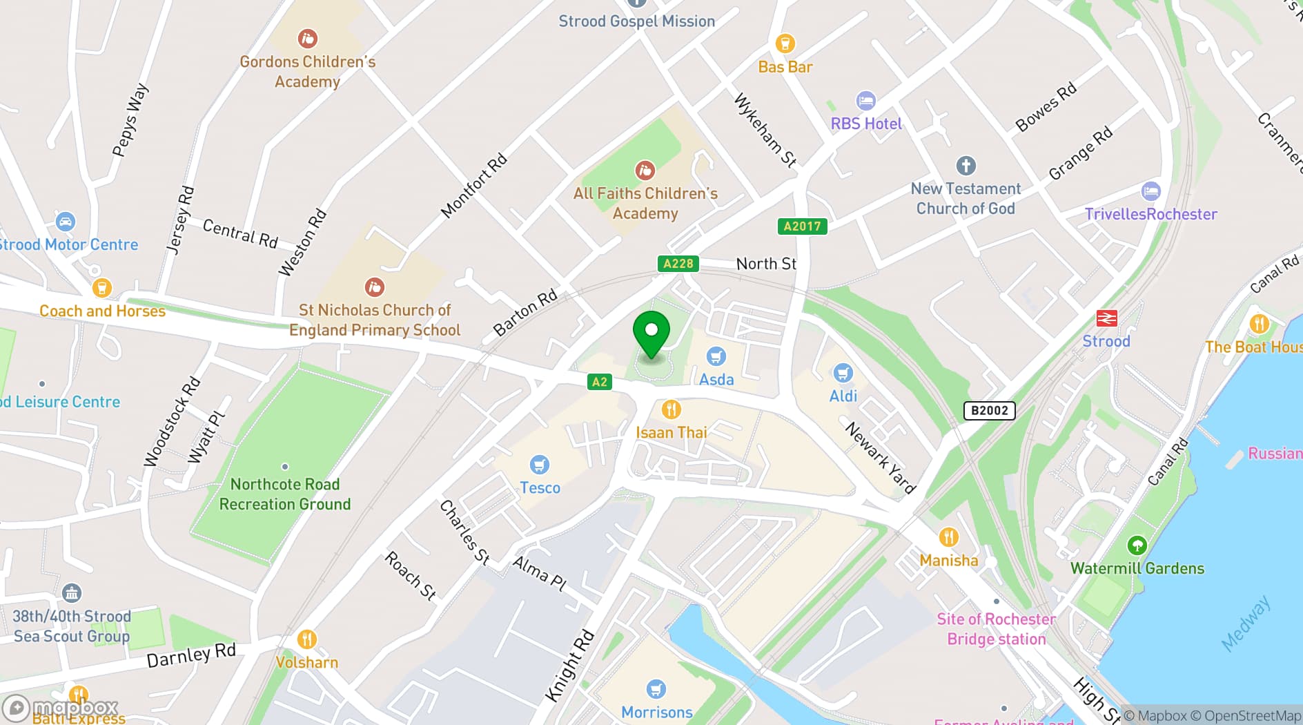 Map showing Initjames