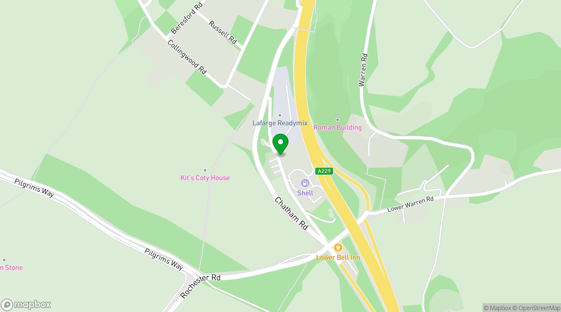 Map showing Edenwood Place