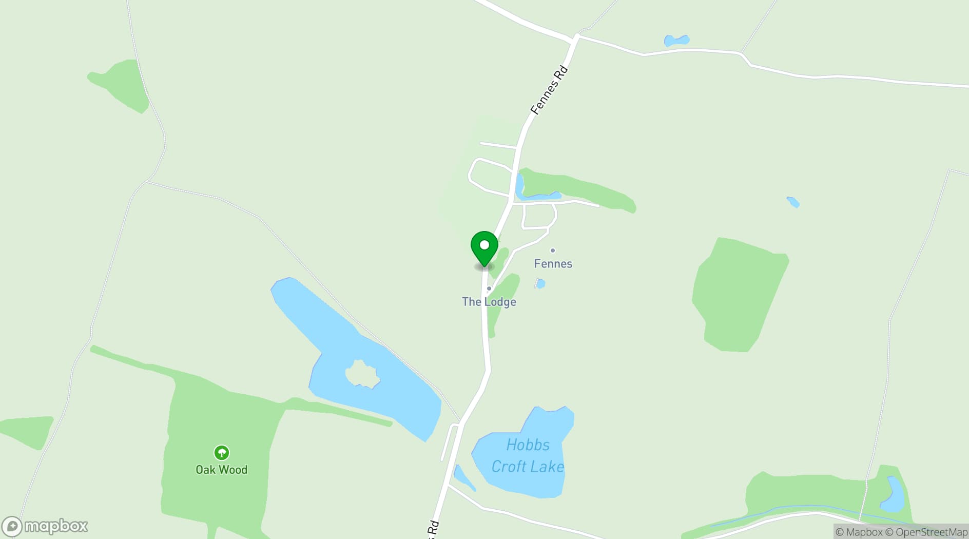 Map showing Fennes
