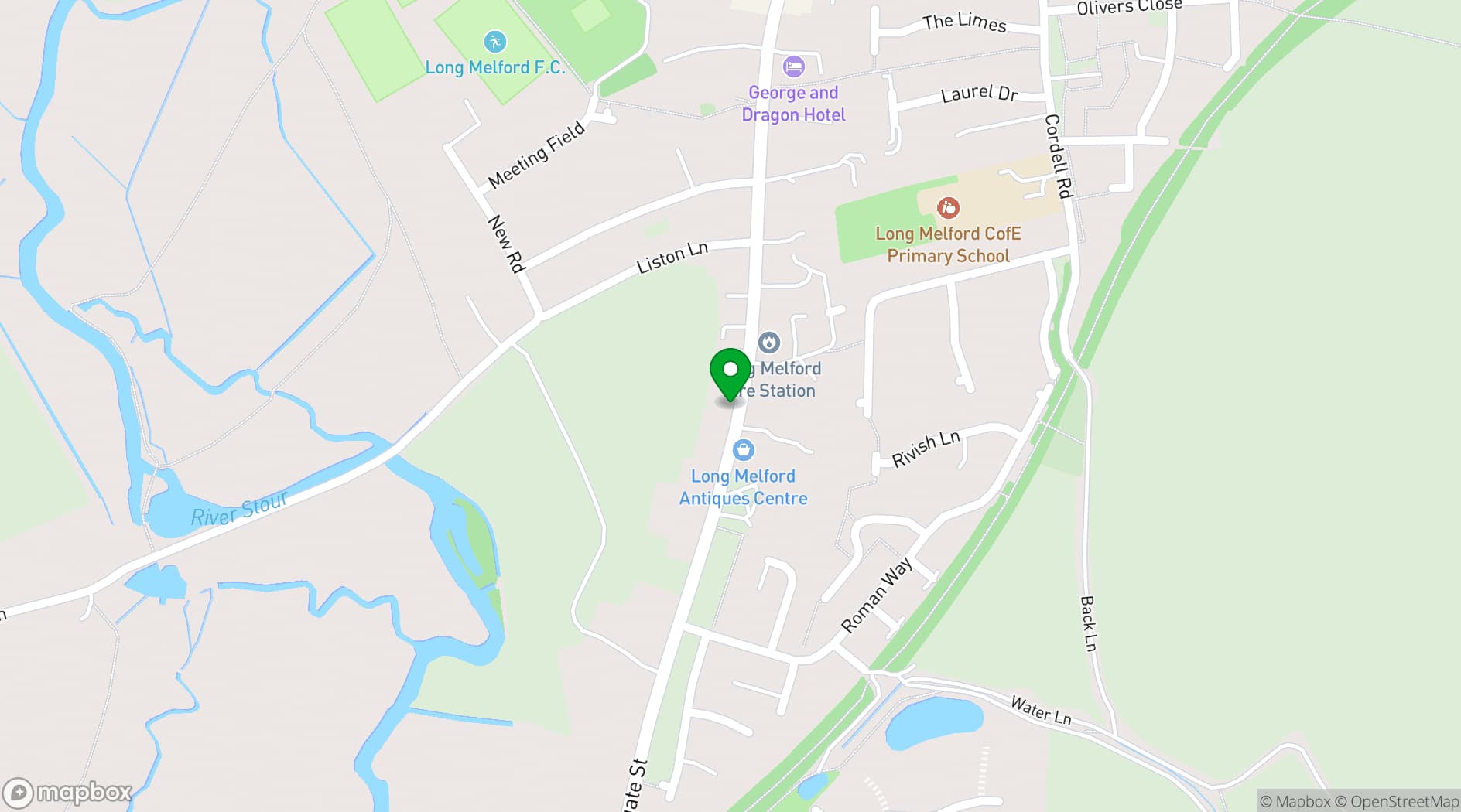 Map showing Breakout