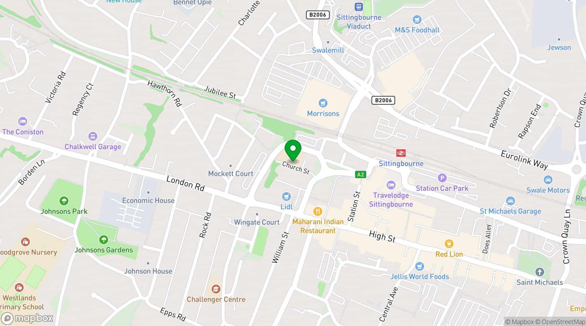 Map showing Diversity House