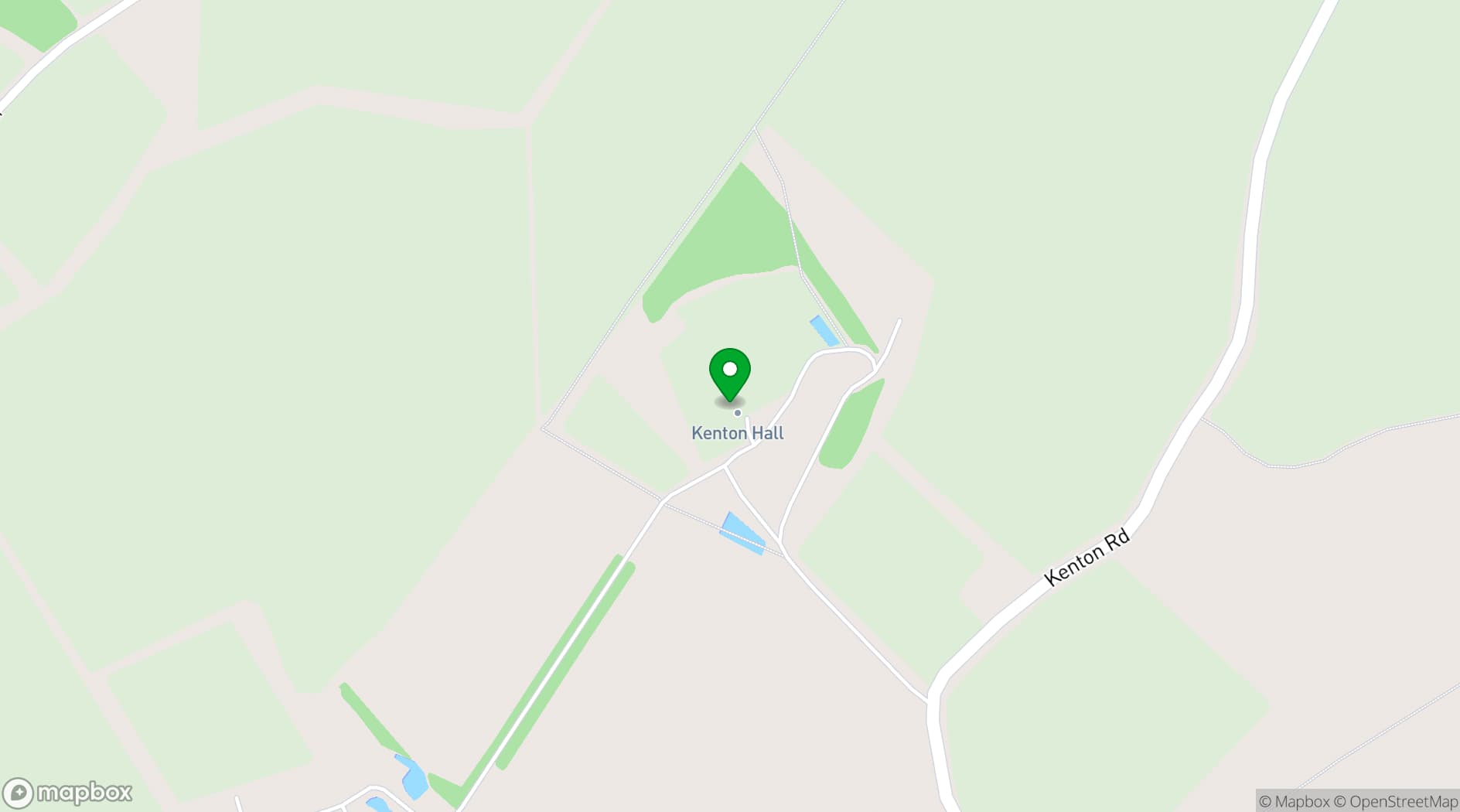 Map showing Kenton Hall Estate