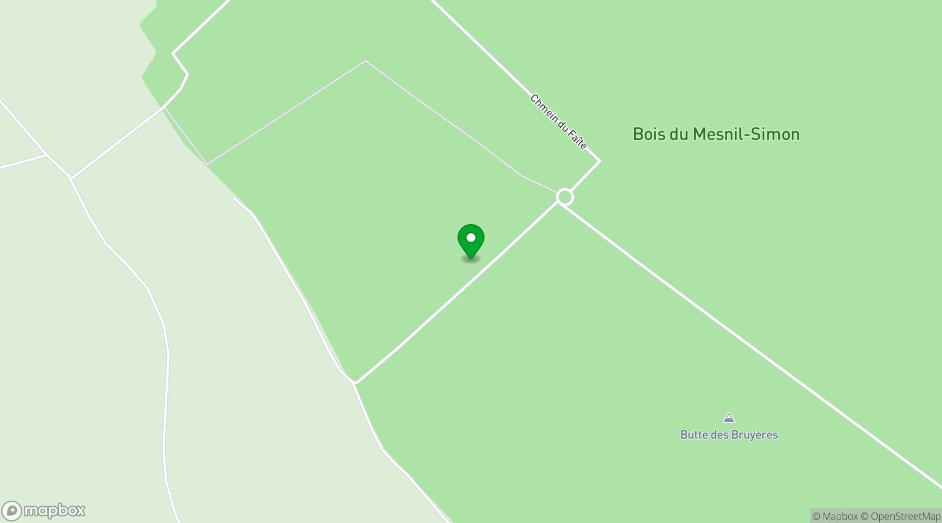 Map showing Le Domaine de Primard