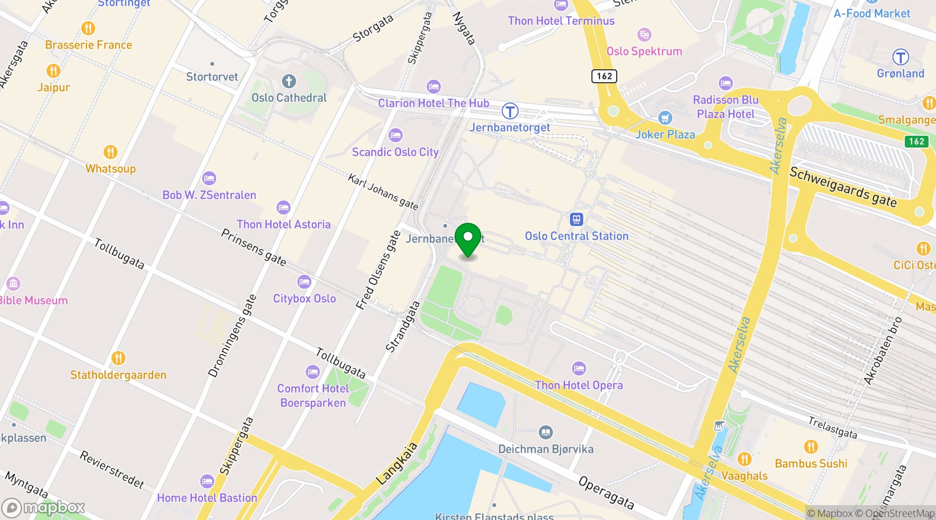 Map showing Comfort Hotel® Grand Central