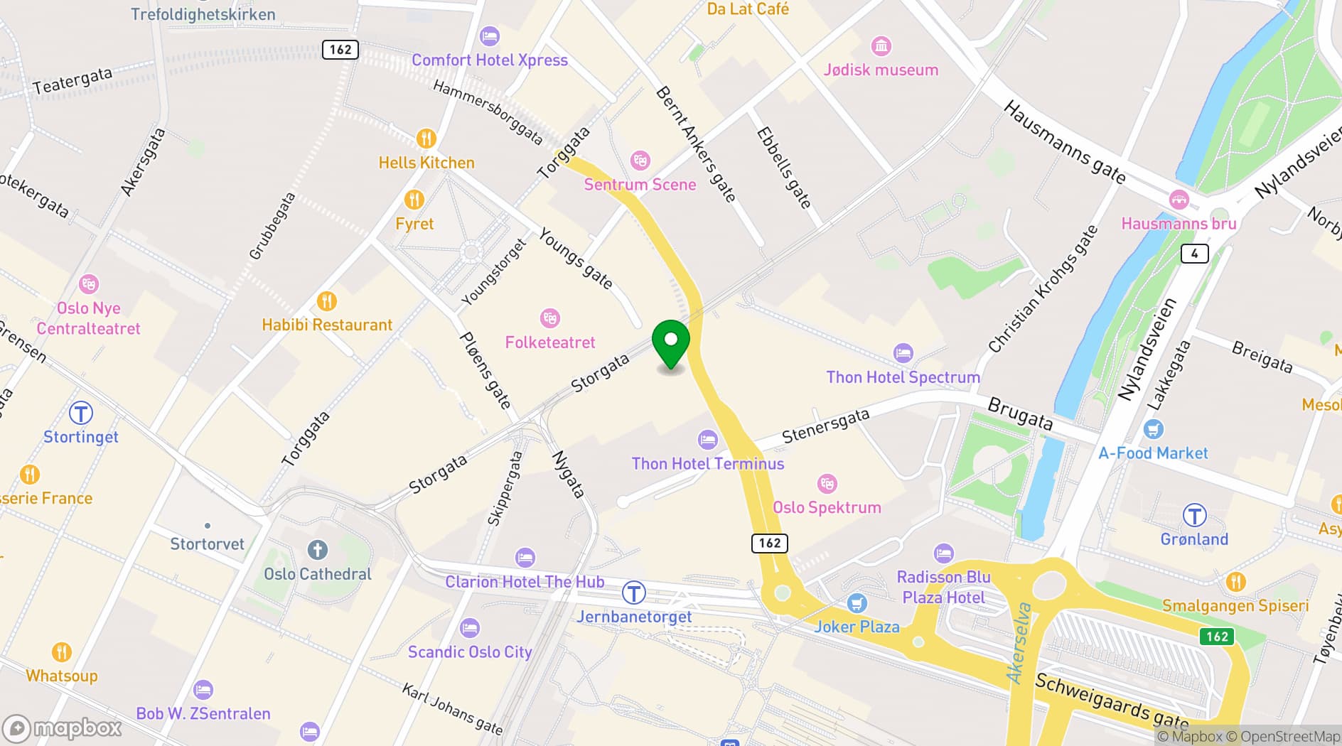 Map showing Credo