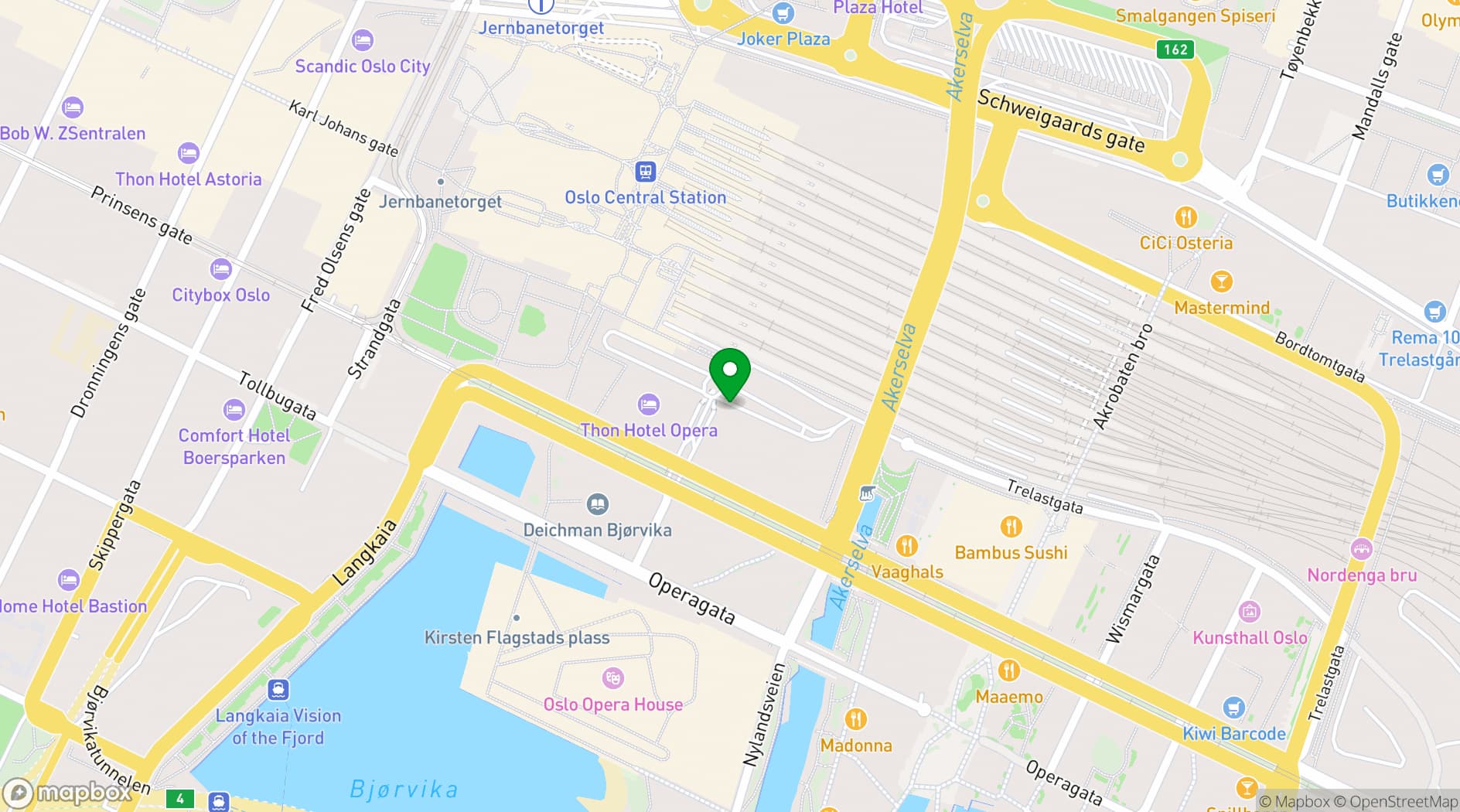 Map showing SIXA Conference