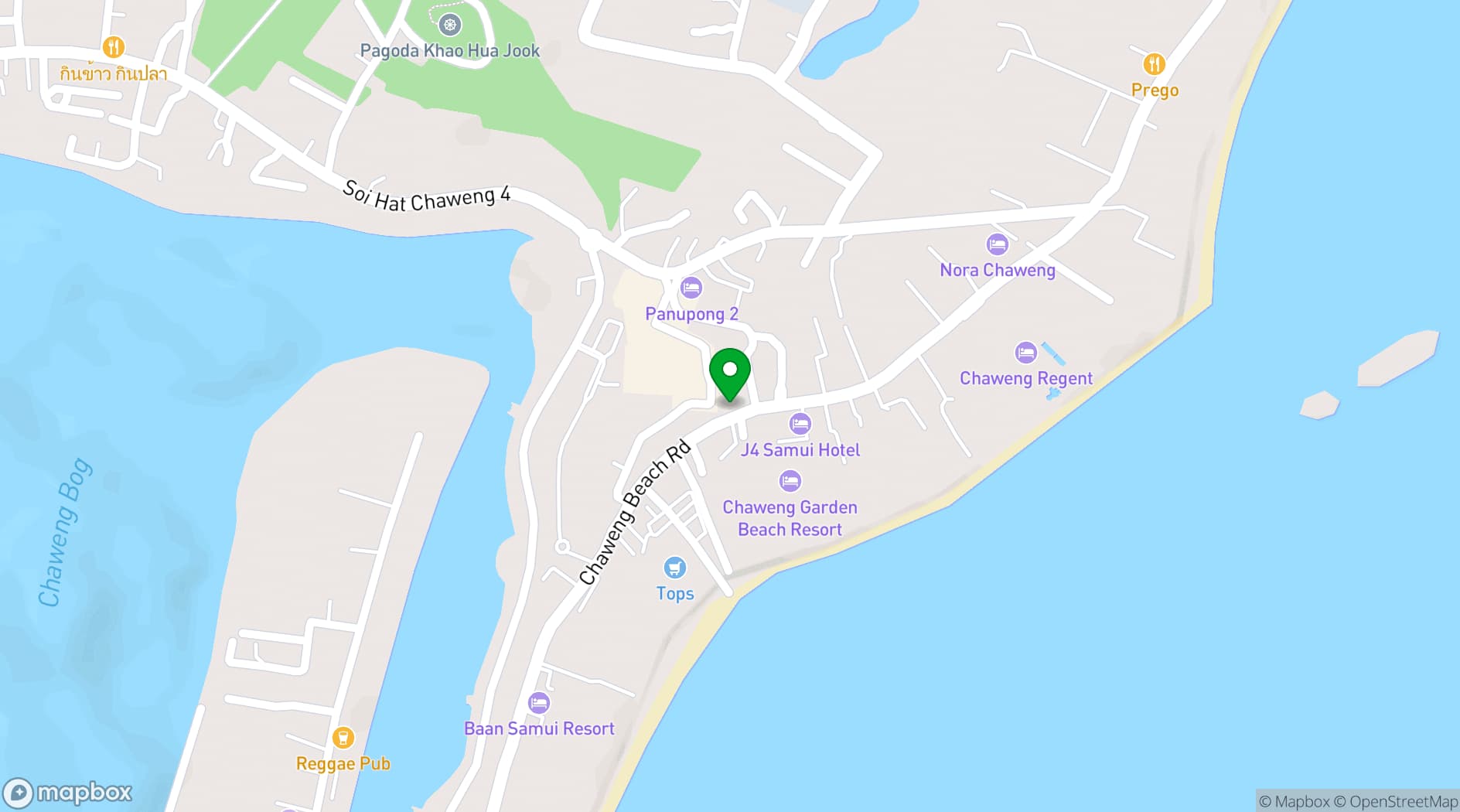 Map showing Socialtel