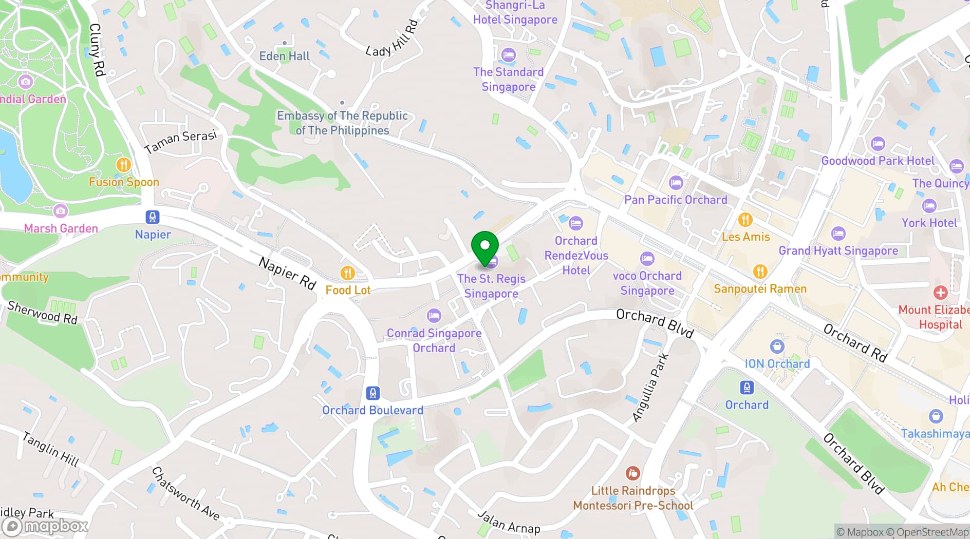 Map showing Yan Ting