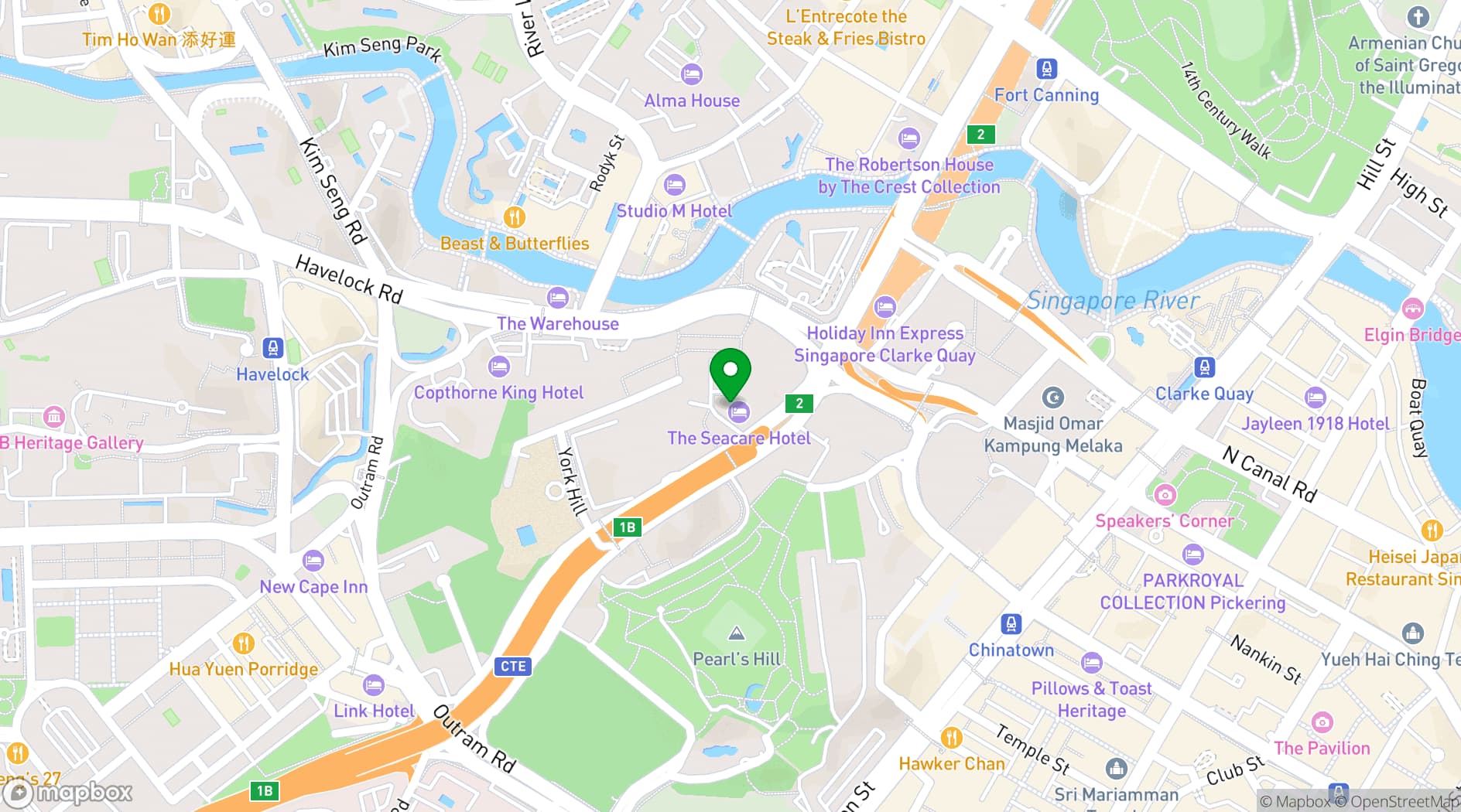 Map showing Skybar 峰