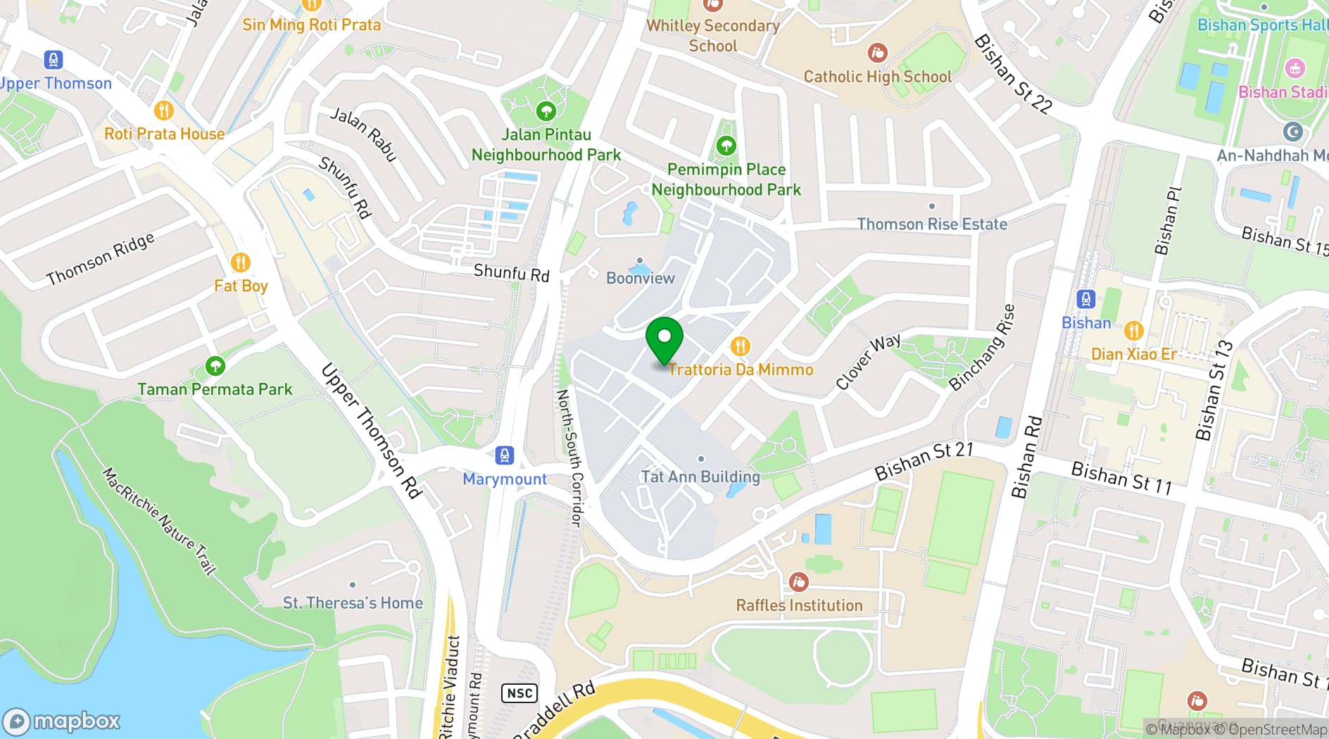 Map showing The Teahouse Studio