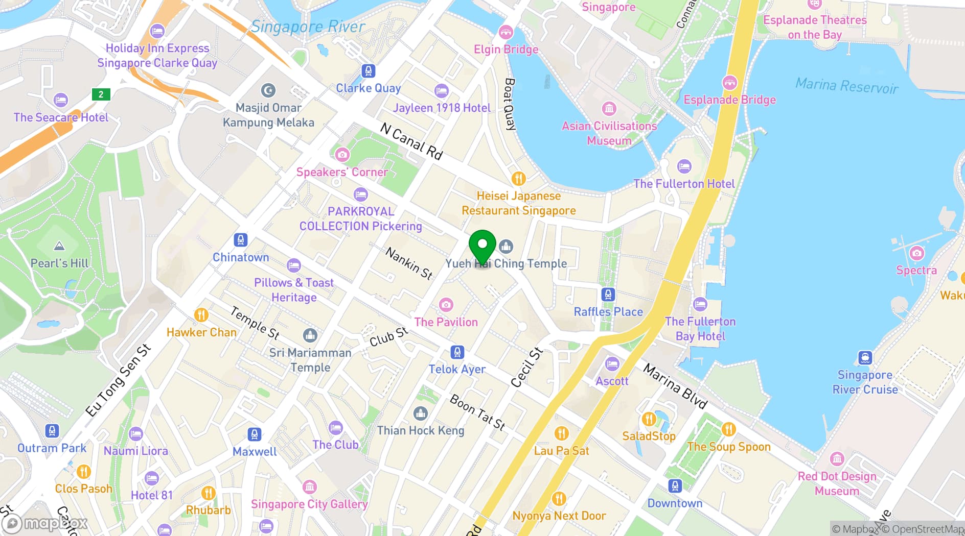 Map showing Capital Square