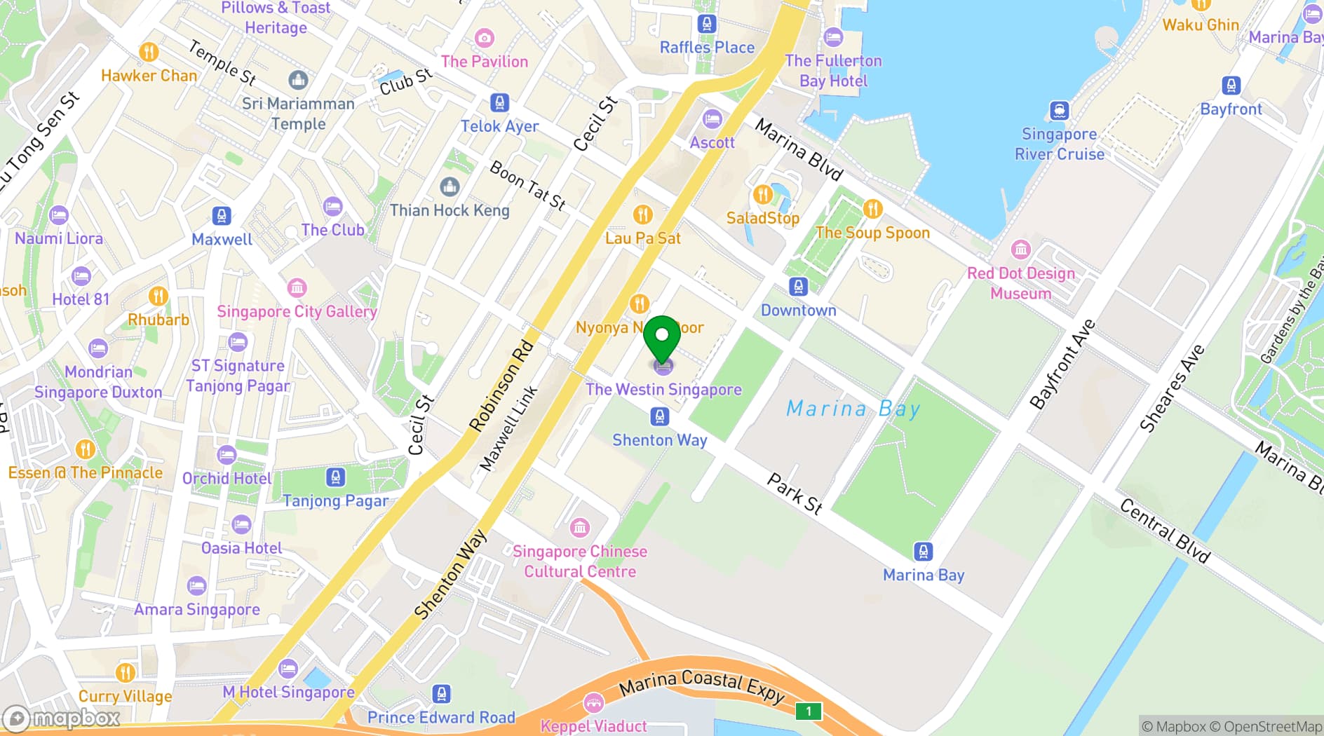 Map showing Cook & Brew