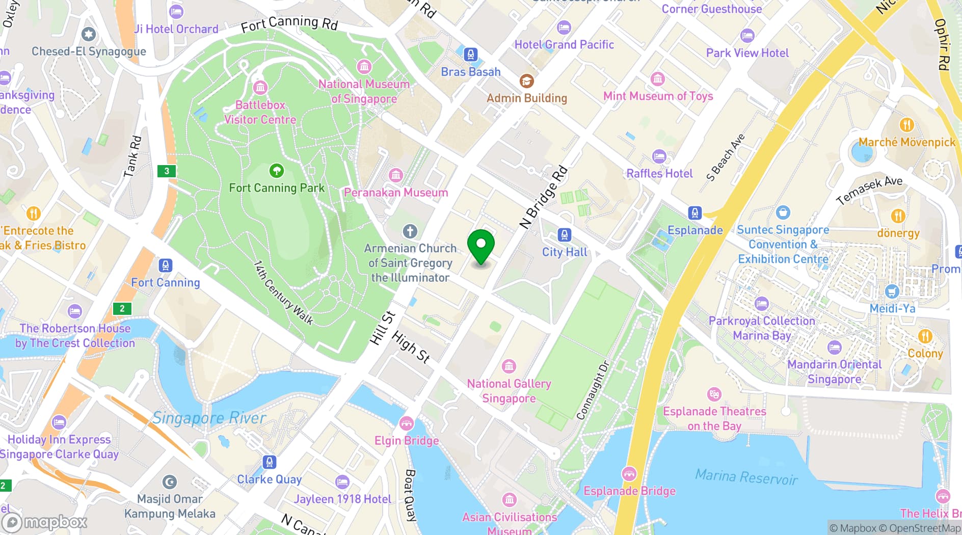 Map showing MIT Space