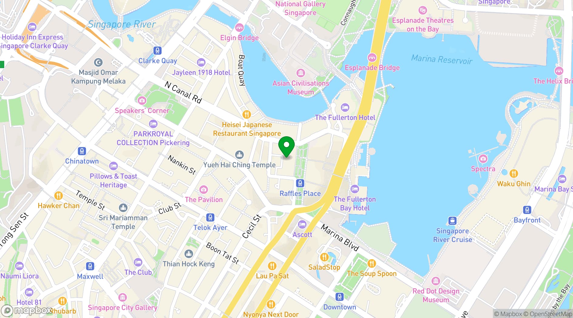 Map showing NOVA
