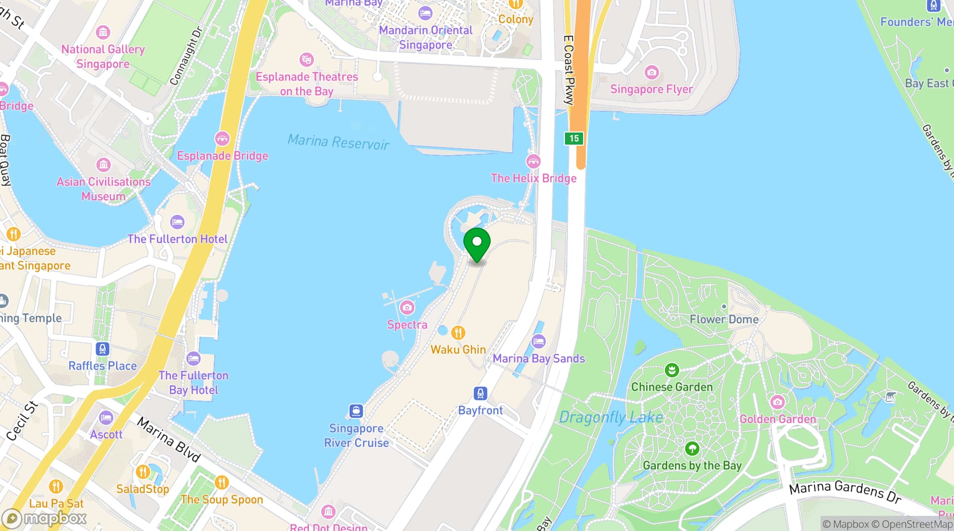 Map showing Mott 32 Singapore