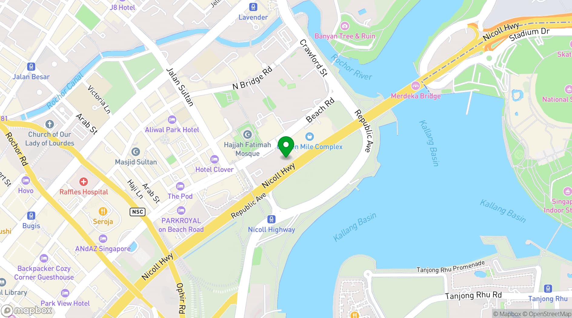 Map showing The Projector