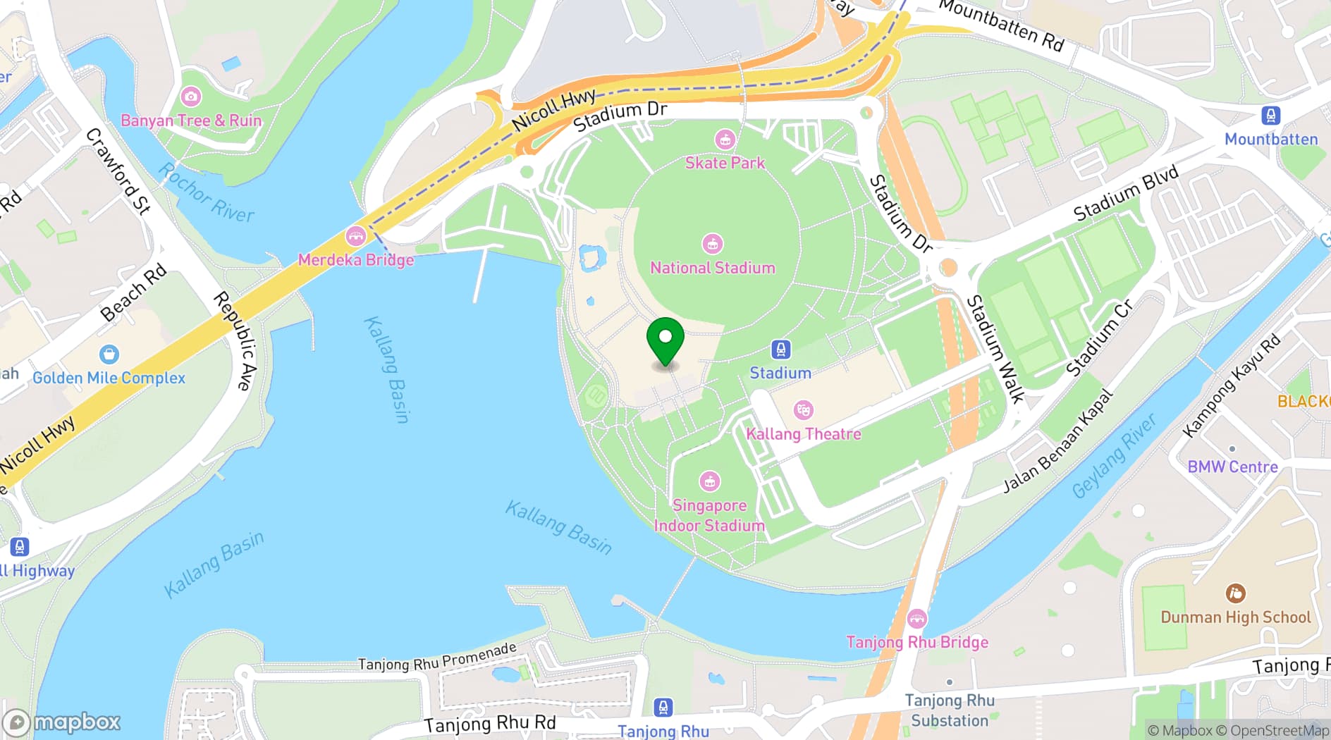 Map showing New Media Lab - BELLS Institute of Higher Learning