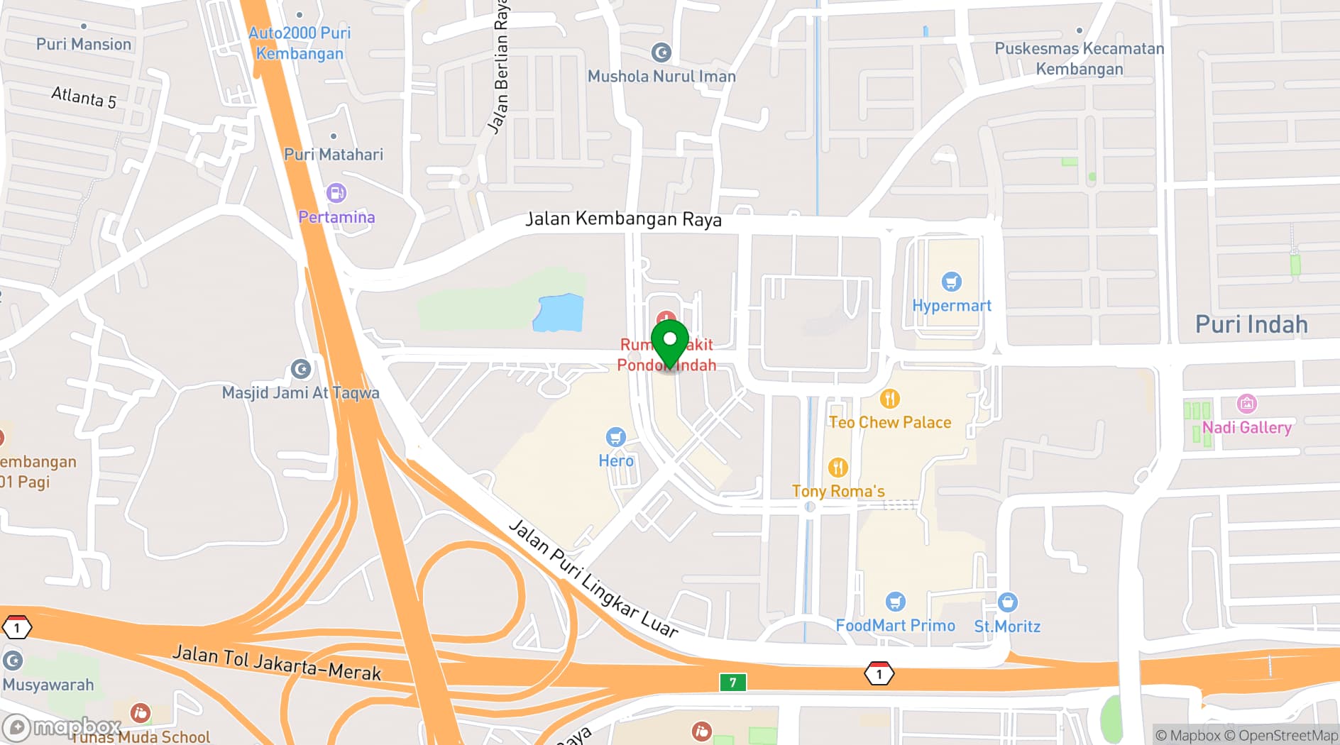 Map showing Bar Indonesia