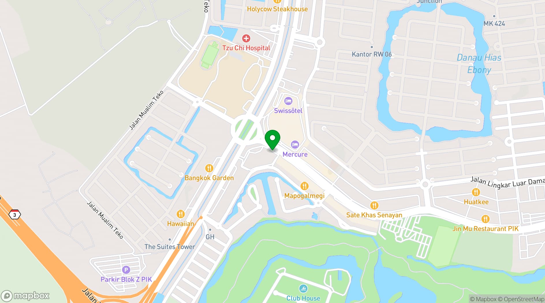 Map showing GoWork ASG Tower