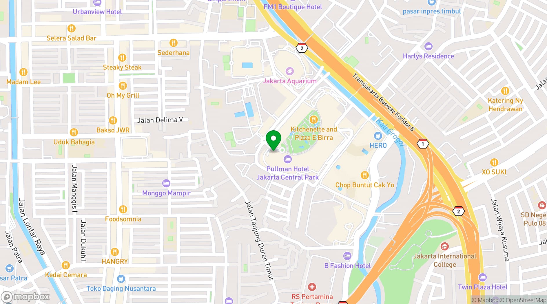 Map showing ALL - Accor Live Limitless