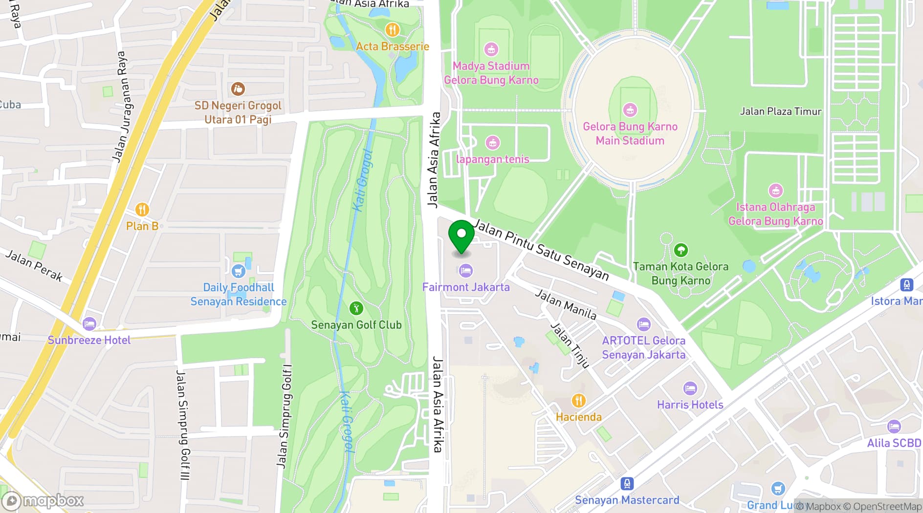 Map showing Diamond Room