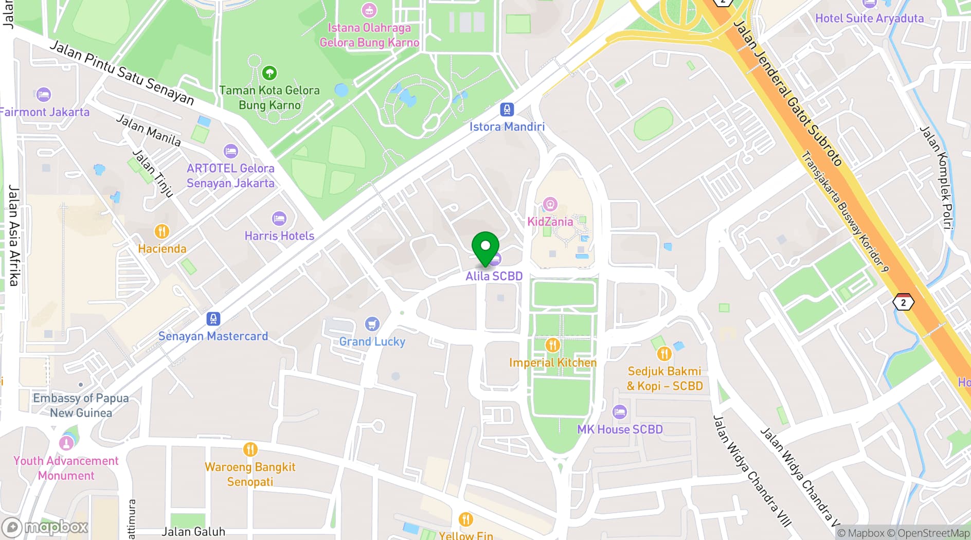Map showing Vong Kitchen